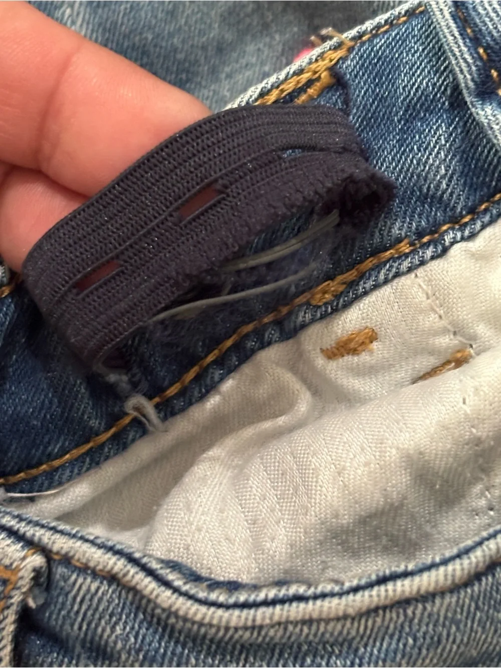 Gap Kids •  Girls Patch Denim Shorts Size 5
